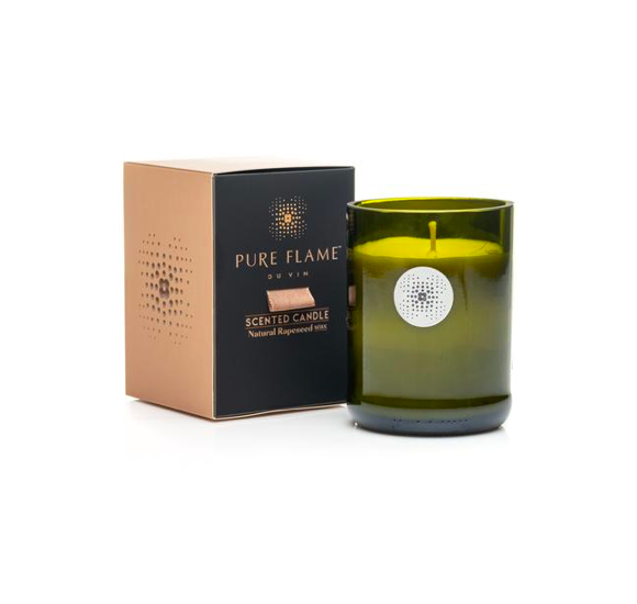 Kvepianti žvakė Adore DU VIN-NOTES DE SAUVIGNON, tikrame šampano butelyje, 260 g