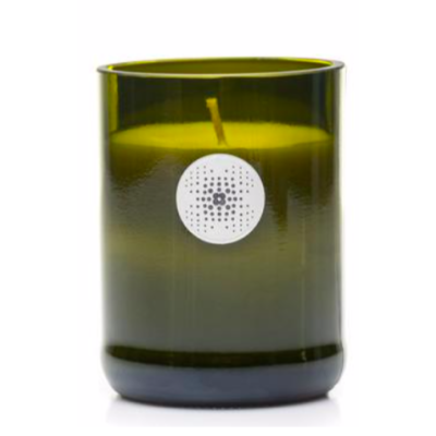 PURE FLAME "Du Vin" VIN & BOIS kvepianti žvakė tikrame šampano butelyje, 260g