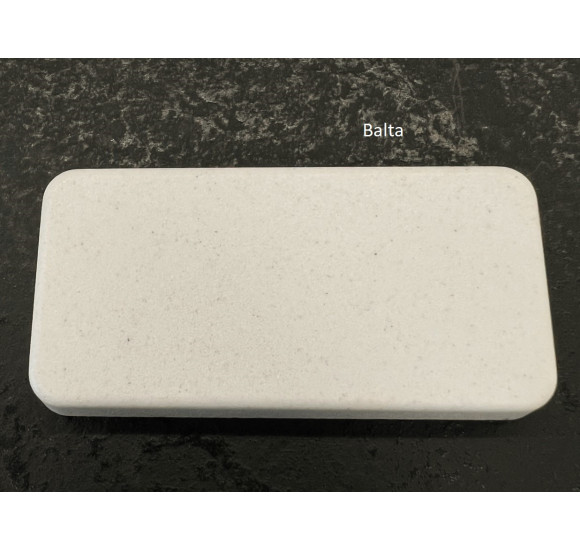 Franke BFG 651-78 Akmens masės plautuvė, eksentrinis ventilis, nerūdijančio plieno rankenėlė ir perlaja