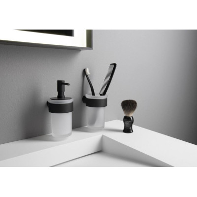 IŠPARDAVIMAS. GEDY Pirenei stiklinė, juoda, prekė iš ekspozicijos