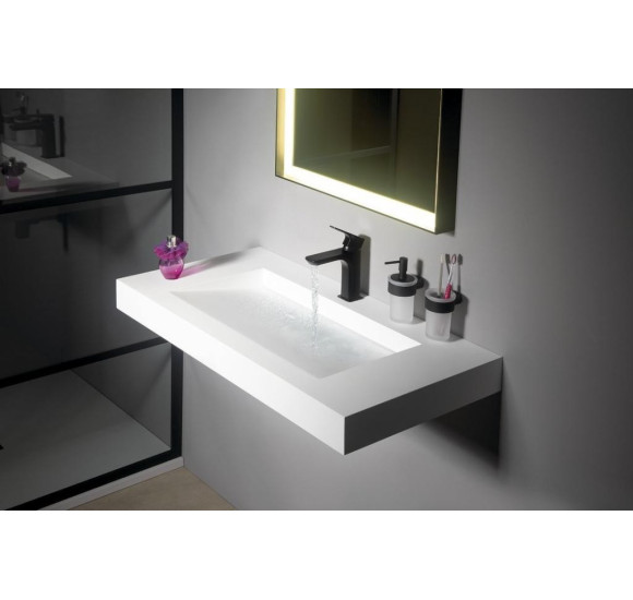 IŠPARDAVIMAS. GEDY Pirenei stiklinė, juoda, prekė iš ekspozicijos