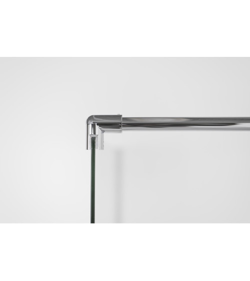 Brasta Glass dušo sienelė Dija, juodu profiliu 900x2000 mm