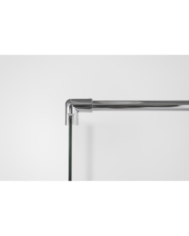 Brasta Glass dušo sienelė Dija, juodu profiliu 900x2000 mm