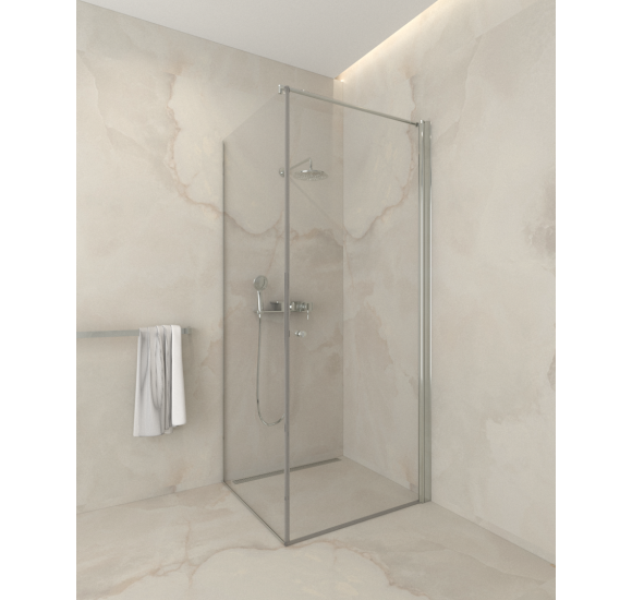 Brasta Glass Kristina dušo kabina, 90x90x190 cm, skaidrus stiklas, pasirinkite spalvą