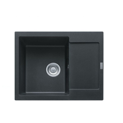 Franke  MRG 611-62 granitinė plautuvė, montuojama ant stalviršio, eksentrinis ventilis, nerūdijančio plieno rankenėlė