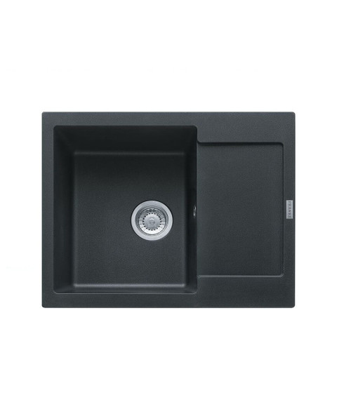 Franke  MRG 611-62 granitinė plautuvė, montuojama ant stalviršio, eksentrinis ventilis, nerūdijančio plieno rankenėlė