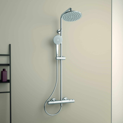 Ideal Standard CERATHERM T50 (A7225AA) termostatinė dušo sistema, chromo spalvos