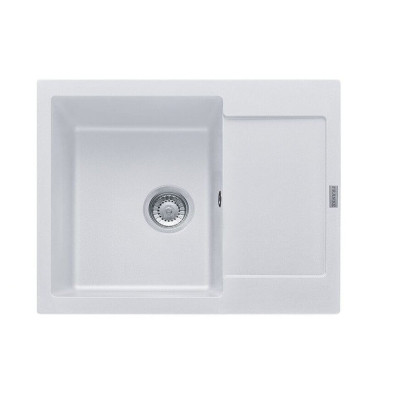 Franke  MRG 611-62 granitinė plautuvė, montuojama ant stalviršio, eksentrinis ventilis, nerūdijančio plieno rankenėlė