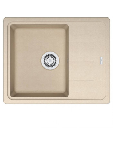 Franke BFG 611-62 granitinė plautuvė, eksentrinis ventilis, nerūdijančio plieno rankenėlė ir perlaja