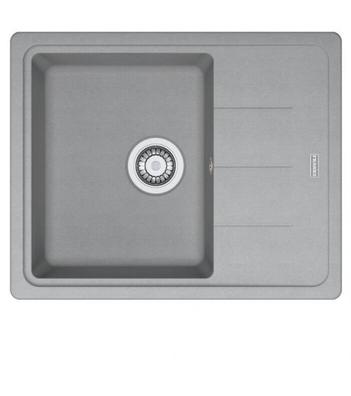 Franke BFG 611-62 granitinė plautuvė, eksentrinis ventilis, nerūdijančio plieno rankenėlė ir perlaja