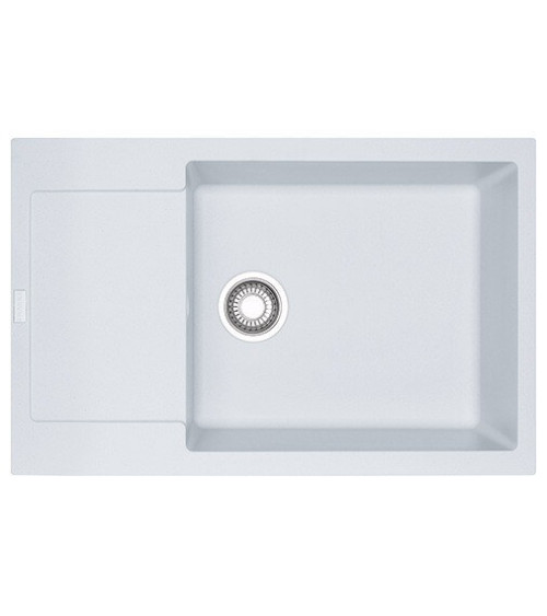 Franke MRG 611-78 XL plautuvė, montuojama ant stalviršio, eksentrinis ventilis, nerūdijančio plieno rankenėlė