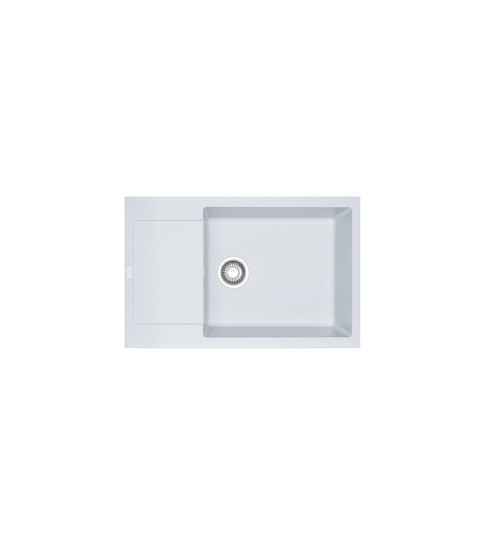 Franke MRG 611-78 XL plautuvė, montuojama ant stalviršio, eksentrinis ventilis, nerūdijančio plieno rankenėlė