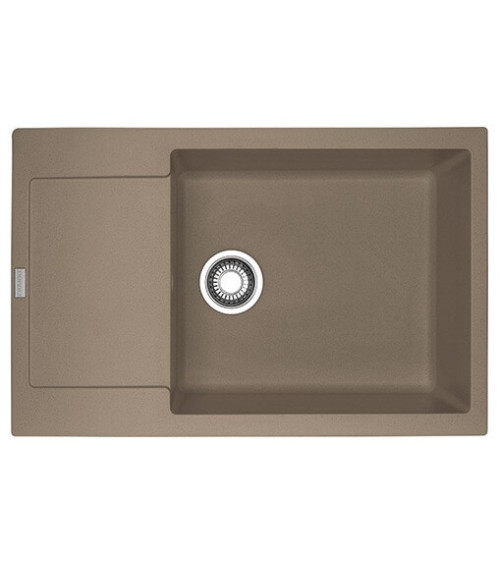 Franke MRG 611-78 XL plautuvė, montuojama ant stalviršio, eksentrinis ventilis, nerūdijančio plieno rankenėlė