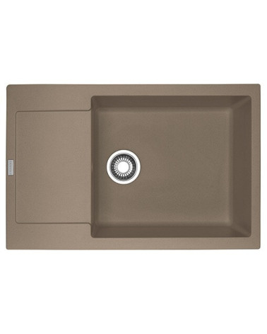 Franke MRG 611-78 XL plautuvė, montuojama ant stalviršio, eksentrinis ventilis, nerūdijančio plieno rankenėlė