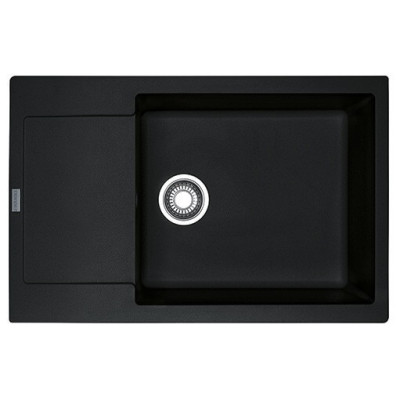 Franke MRG 611-78 XL plautuvė, montuojama ant stalviršio, eksentrinis ventilis, nerūdijančio plieno rankenėlė