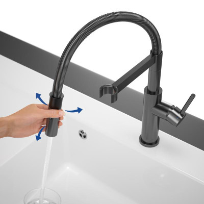 Villeroy & Boch maišytuvas plautuvei Steel Expert, pasirenkama spalva