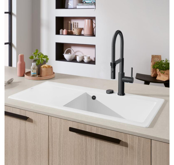 Villeroy & Boch maišytuvas plautuvei Steel Expert, pasirenkama spalva