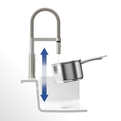 Villeroy & Boch maišytuvas plautuvei Steel Expert, pasirenkama spalva