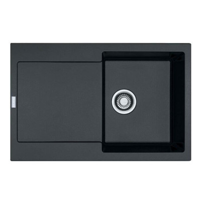 Franke MRG 611 plautuvė,  montuojama ant stalviršio, eksentrinis ventilis, nerūdijančio plieno mygtukas