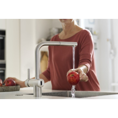 Franke Atlas Neo Sensor maišytuvas plautuvei su ištraukiama žarna, pasirenkama spalva