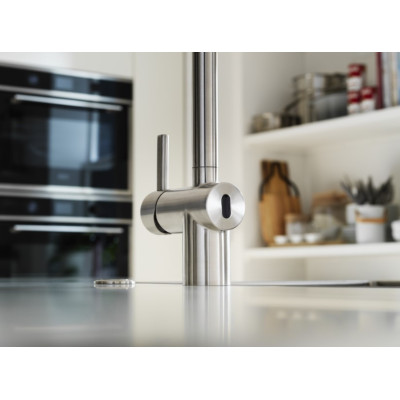 Franke Atlas Neo Sensor maišytuvas plautuvei su ištraukiama žarna, pasirenkama spalva