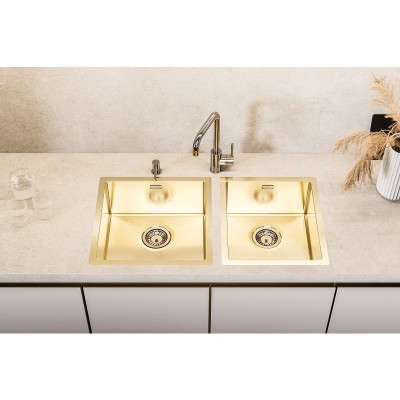 ALVEUS Monarch Quadrix 20 nerūdijančio plieno plautuvė