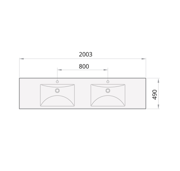 PAA Long Step DUO dvigubas praustuvas