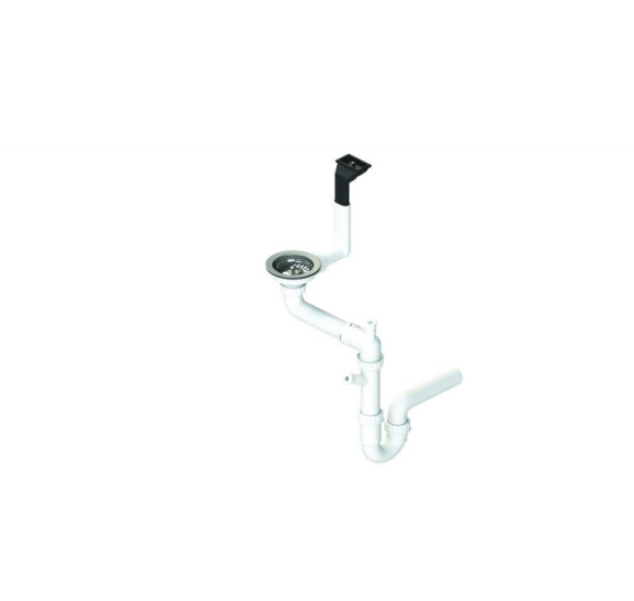 ALVEUS vietą taupantis sifonas su užkemšamu ventiliu, 1xSP 114-HP