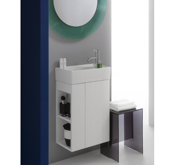 Pastatomas praustuvas Kartell by Laufen 460x280 maišytuvas dešinėje