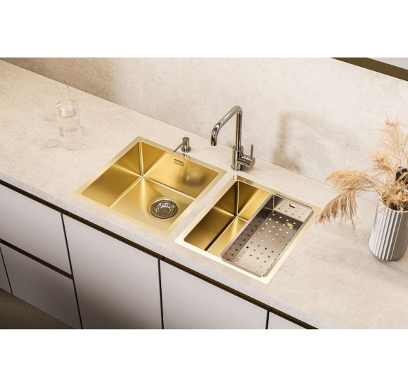 ALVEUS Monarch Quadrix 20 nerūdijančio plieno plautuvė