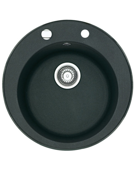 Franke ROG 610-41 granitinė plautuvė eksentrinis ventilis, nerūdijančio plieno rankenėlė ir perlaja