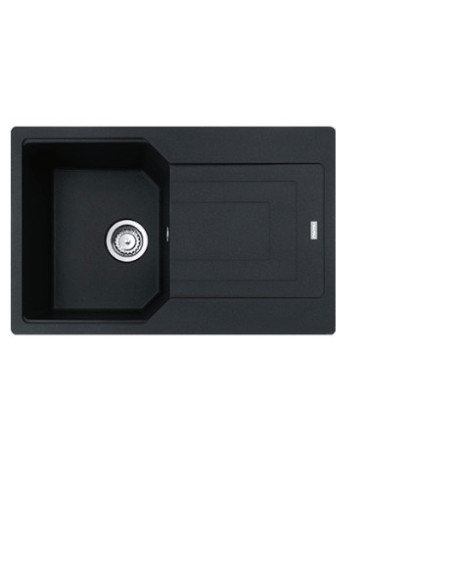 Franke UBG 611-78 granitinė plautuvė, eksentrinis ventilis, nerūdijančio plieno rankenėlė ir perlaja