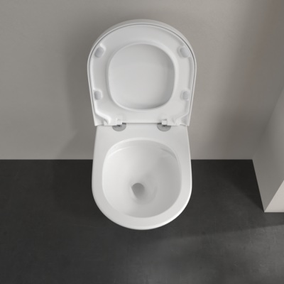 Villeroy&Boch Subway 3.0 su C+ danga, "Twist flush" pakabinamas klozetas su "Soft close" dangčiu