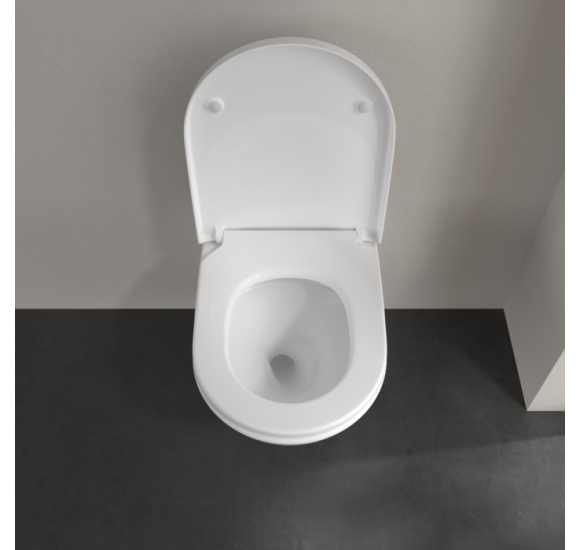 Villeroy&Boch Subway 3.0 su C+ danga, "Twist flush" pakabinamas klozetas su "Soft close" dangčiu