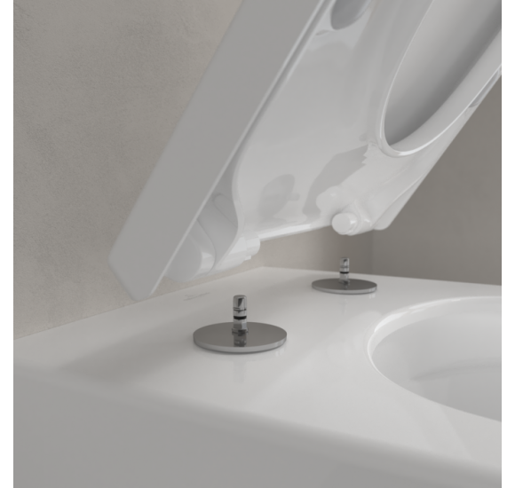 Villeroy&Boch Subway 3.0 su C+ danga, "Twist flush" pakabinamas klozetas su "Soft close" dangčiu