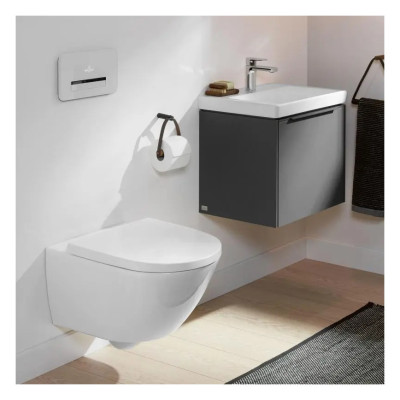 Villeroy&Boch Subway 3.0 su C+ danga, "Twist flush" pakabinamas klozetas su "Soft close" dangčiu