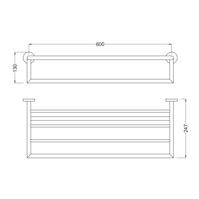 Bocchi Piave lentyna su rankšluosčių laikikliu