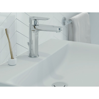 CERAFINE O praustuvo maišytuvas su dugno vožtuvu, chromo spalvos, BC699AA