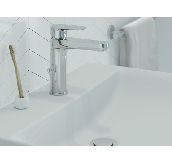 CERAFINE O praustuvo maišytuvas su dugno vožtuvu, chromo spalvos, BC699AA