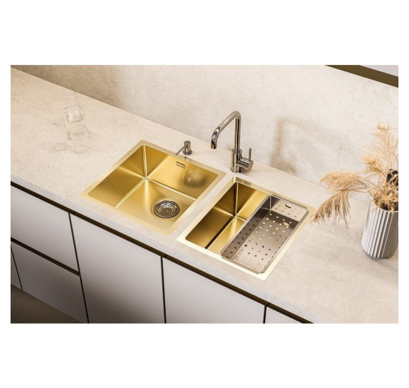 ALVEUS Monarch Quadrix 30 nerūdijančio plieno plautuvė