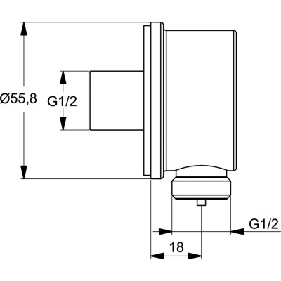 Ideal Standard Ceratherm 100 potinkinės termostatinės sistemos komplektas, BD006XC