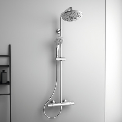 Ideal Standard CERATHERM T25 termostatinė dušo sistema (A7208AA), chromo spalvos