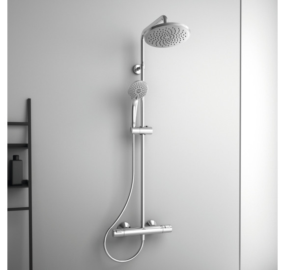 Ideal Standard CERATHERM T25 termostatinė dušo sistema (A7208AA), chromo spalvos