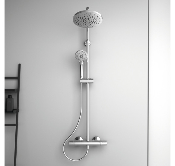 Ideal Standard CERATHERM T25 termostatinė dušo sistema (A7208AA), chromo spalvos