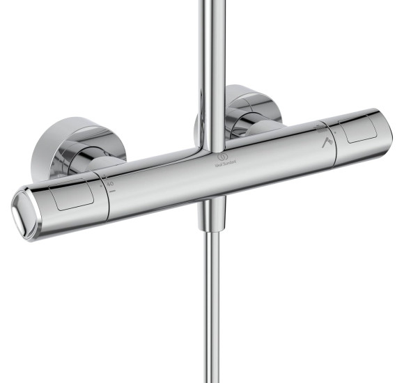 Ideal Standard CERATHERM T100 (A7705AA) termostatinė dušo sistema, chromo spalvos