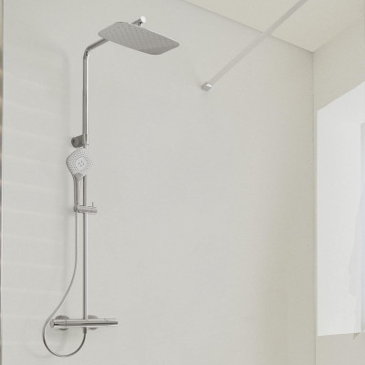 Ideal Standard CERATHERM T100 (A7705AA) termostatinė dušo sistema, chromo spalvos