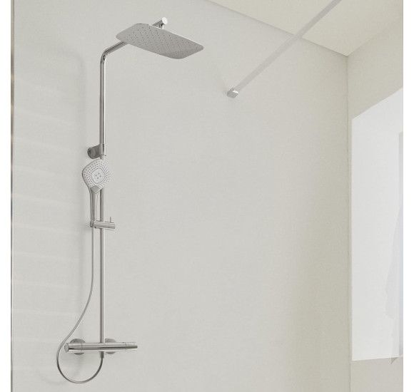 Ideal Standard CERATHERM T100 (A7705AA) termostatinė dušo sistema, chromo spalvos