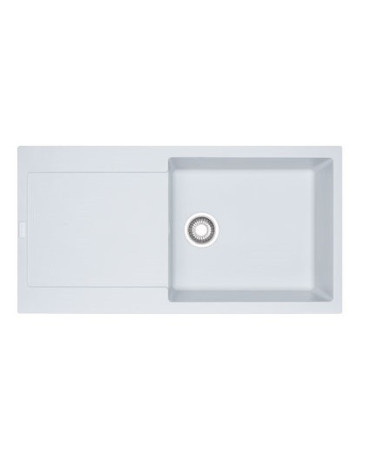 Franke MRG 611-100XL plautuvė, montuojama ant stalviršio, eksentrinis ventilis, nerūdijančio plieno rankenėlė