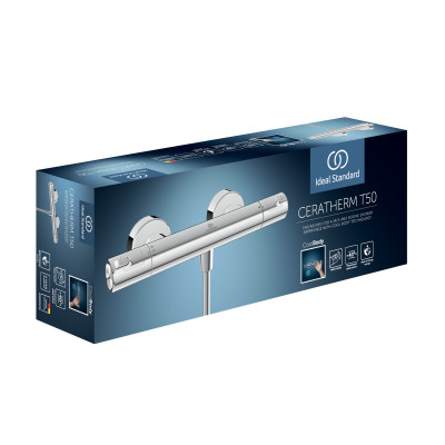 Ceratherm T50 termostatinis dušo maišytuvas, A7214AA