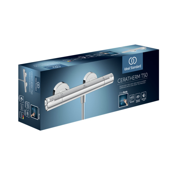 Ceratherm T50 termostatinis dušo maišytuvas, A7214AA